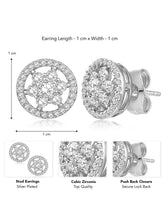 Sparkle CZ Stud Earrings by Peora – Dazzling Fashion Jewellery

