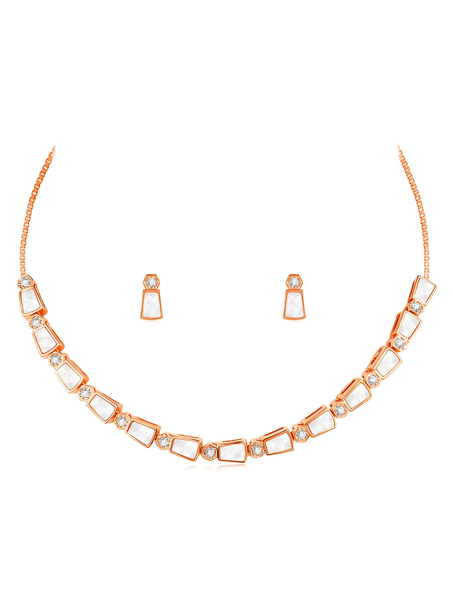 Synthetic Stones Necklace – Elegant Fashion Jewellery by Peora

