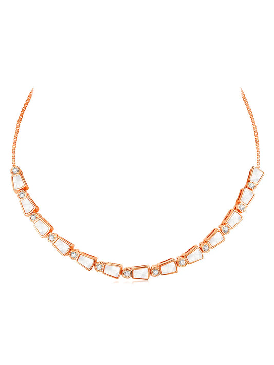 Synthetic Stones Necklace – Elegant Fashion Jewellery by Peora

