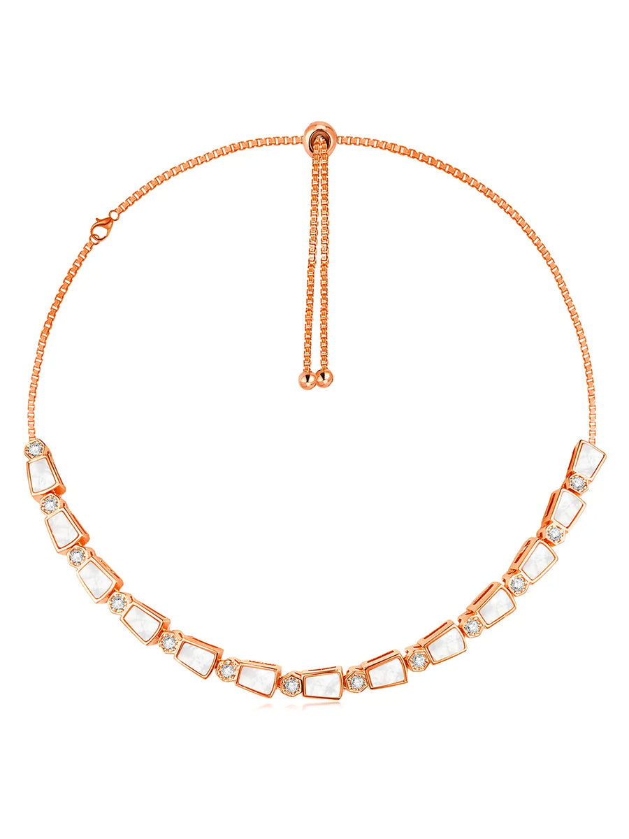 Synthetic Stones Necklace – Elegant Fashion Jewellery by Peora

