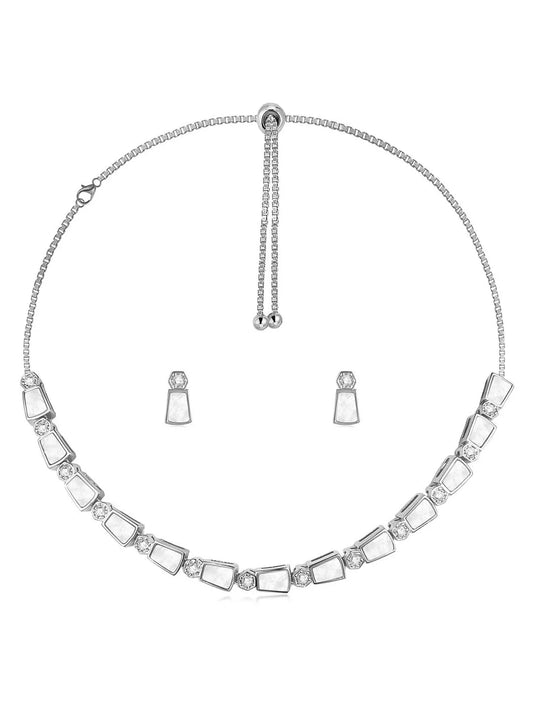 Synthetic Stones Necklace – Elegant Fashion Jewellery by Peora

