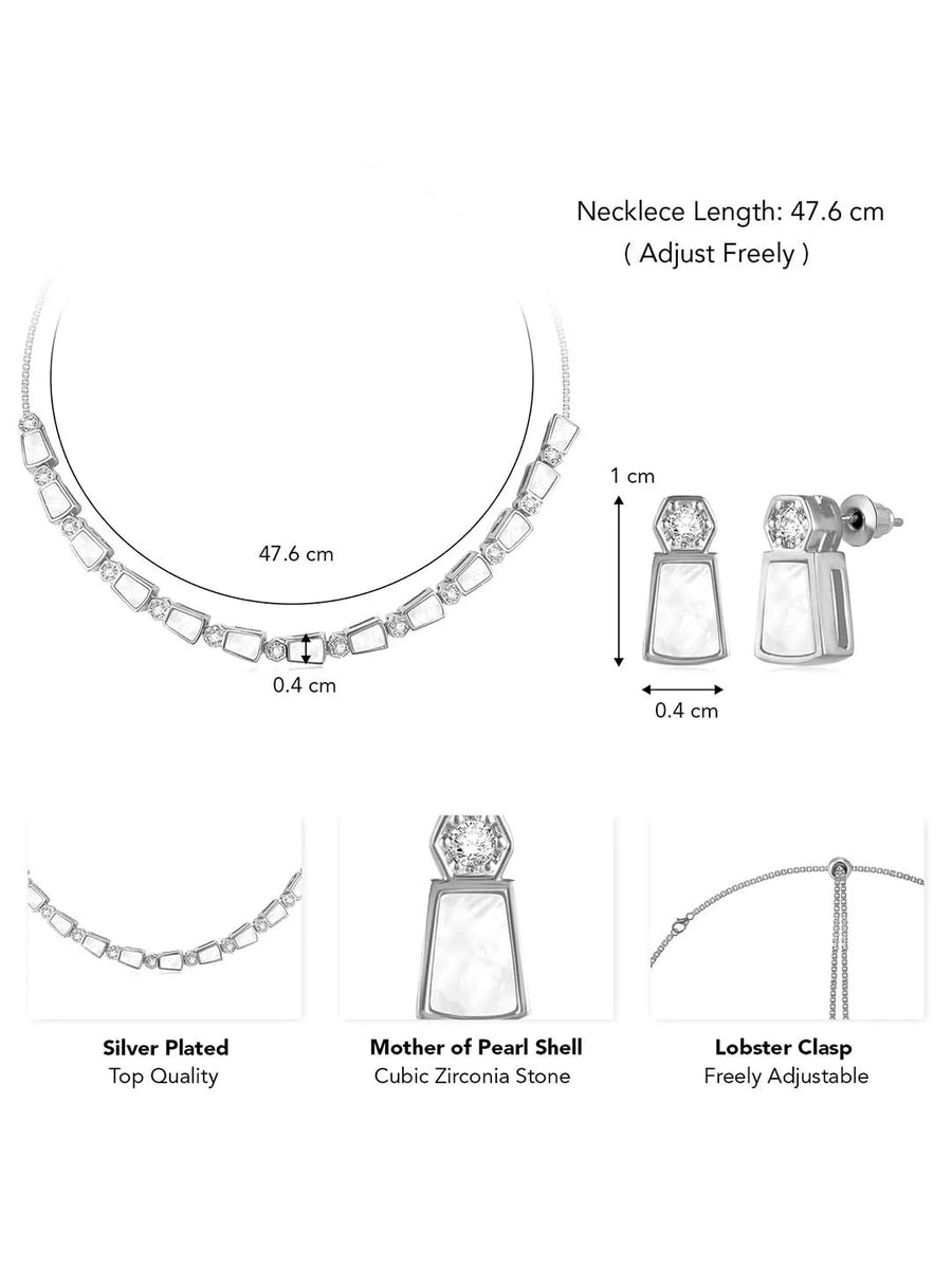 Synthetic Stones Necklace – Elegant Fashion Jewellery by Peora

