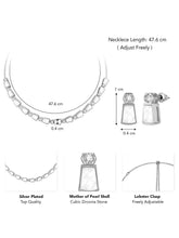 Synthetic Stones Necklace – Elegant Fashion Jewellery by Peora

