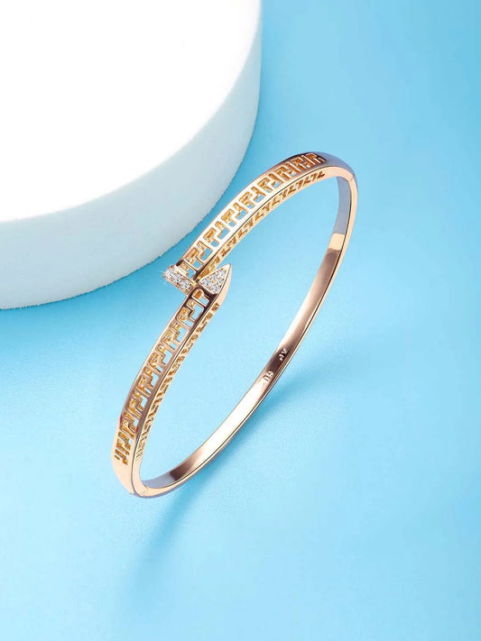 Glamour CZ Kada Bracelet by Peora – Sparkling Fashion Jewellery

