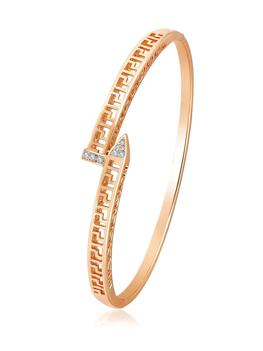 Glamour CZ Kada Bracelet by Peora – Sparkling Fashion Jewellery


