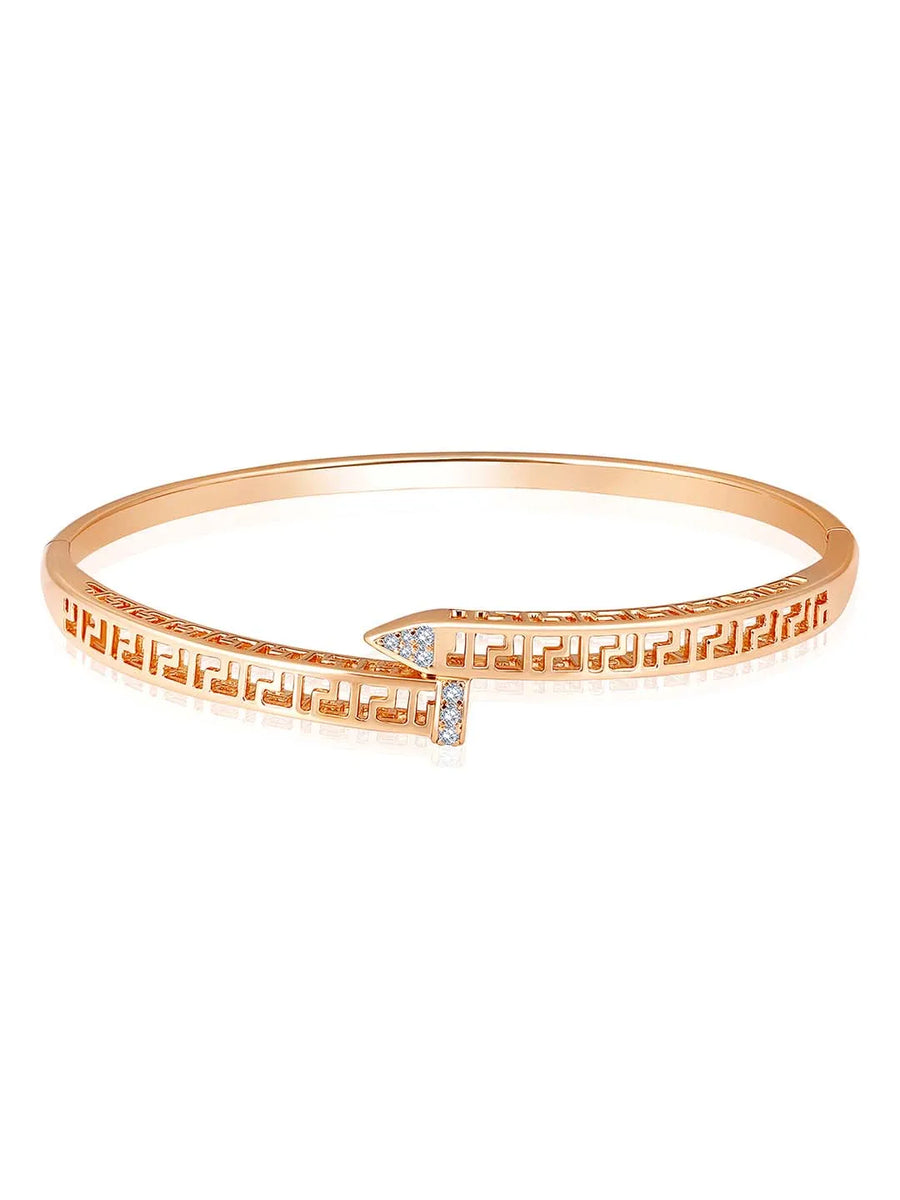 Glamour CZ Kada Bracelet by Peora – Sparkling Fashion Jewellery

