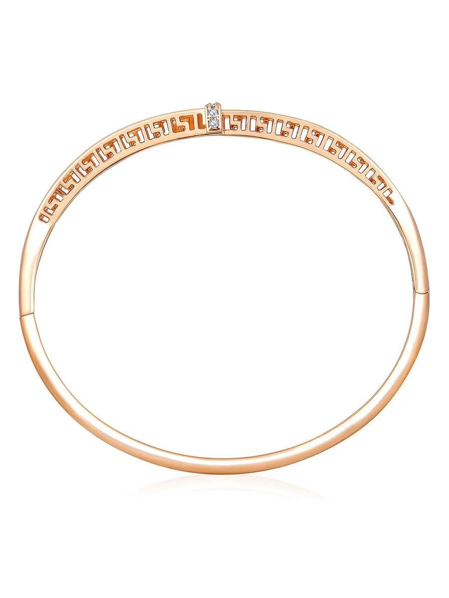 Glamour CZ Kada Bracelet by Peora – Sparkling Fashion Jewellery

