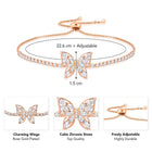 CZ Adjustable Bracelet by Peora – Stylish Fashion Jewellery

