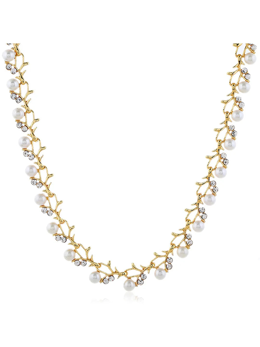 Luminous Charm CZ Short Necklace Set