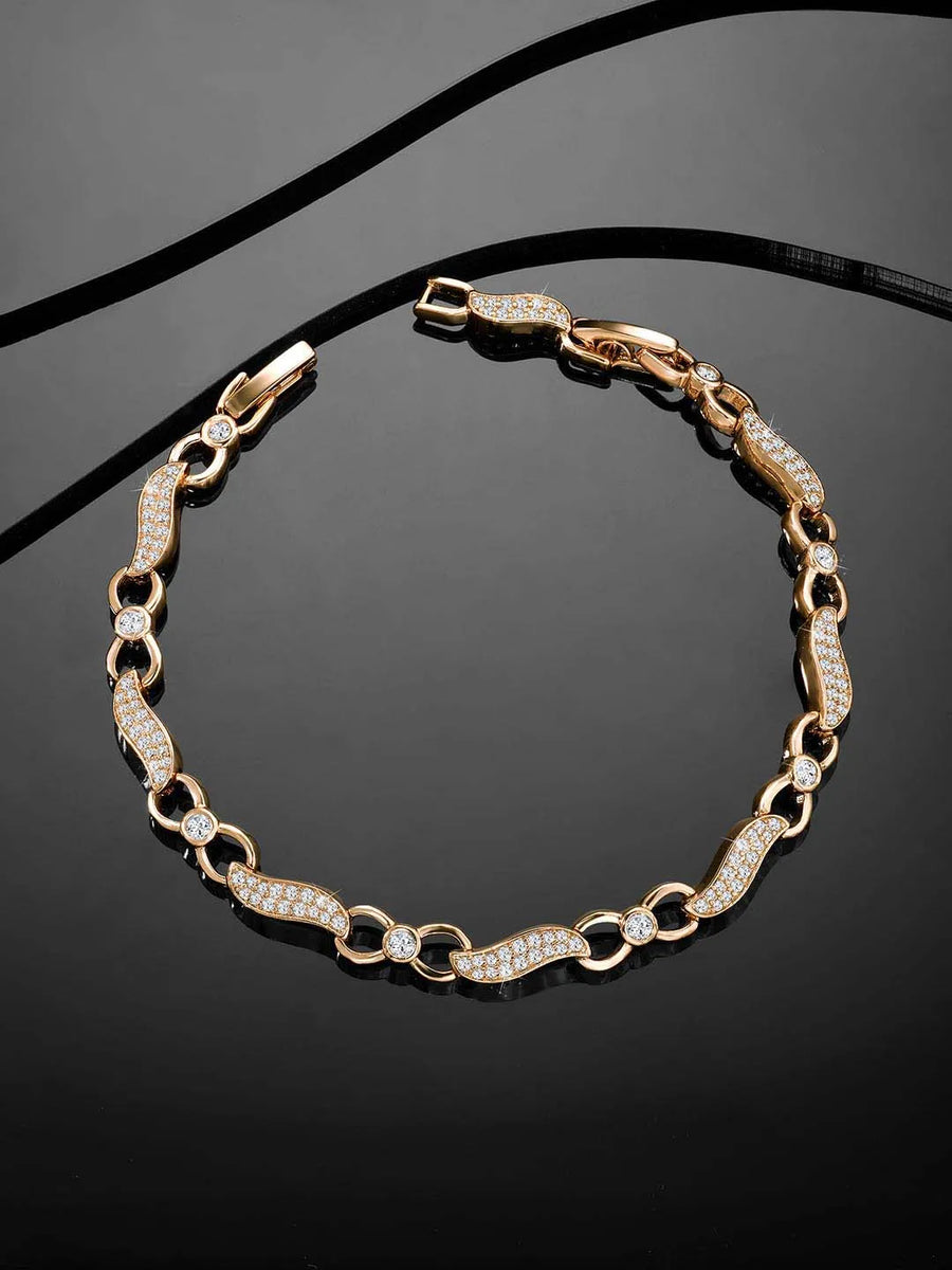 CZ Bracelet – Sparkling Cubic Zirconia Jewellery for Women | Peora