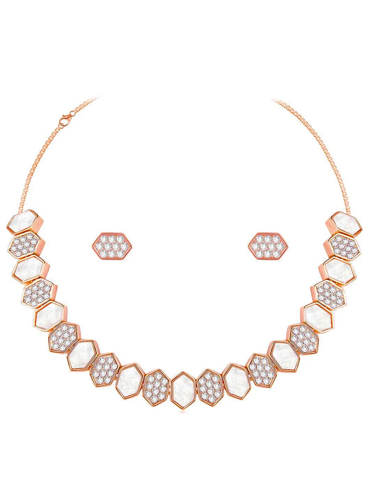 CZ Necklace Set – Sparkling Fashion Jewellery by Peora

