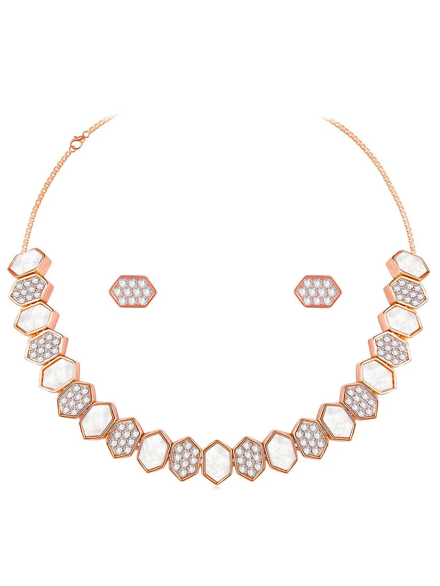 CZ Necklace Set – Sparkling Fashion Jewellery by Peora


