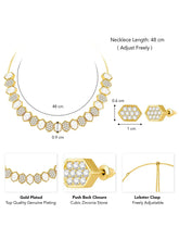 CZ Necklace Set – Sparkling Fashion Jewellery by Peora

