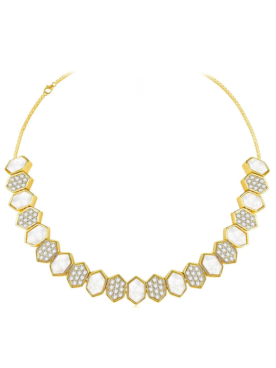 CZ Necklace Set – Sparkling Fashion Jewellery by Peora

