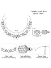 CZ Necklace Set – Sparkling Fashion Jewellery by Peora

