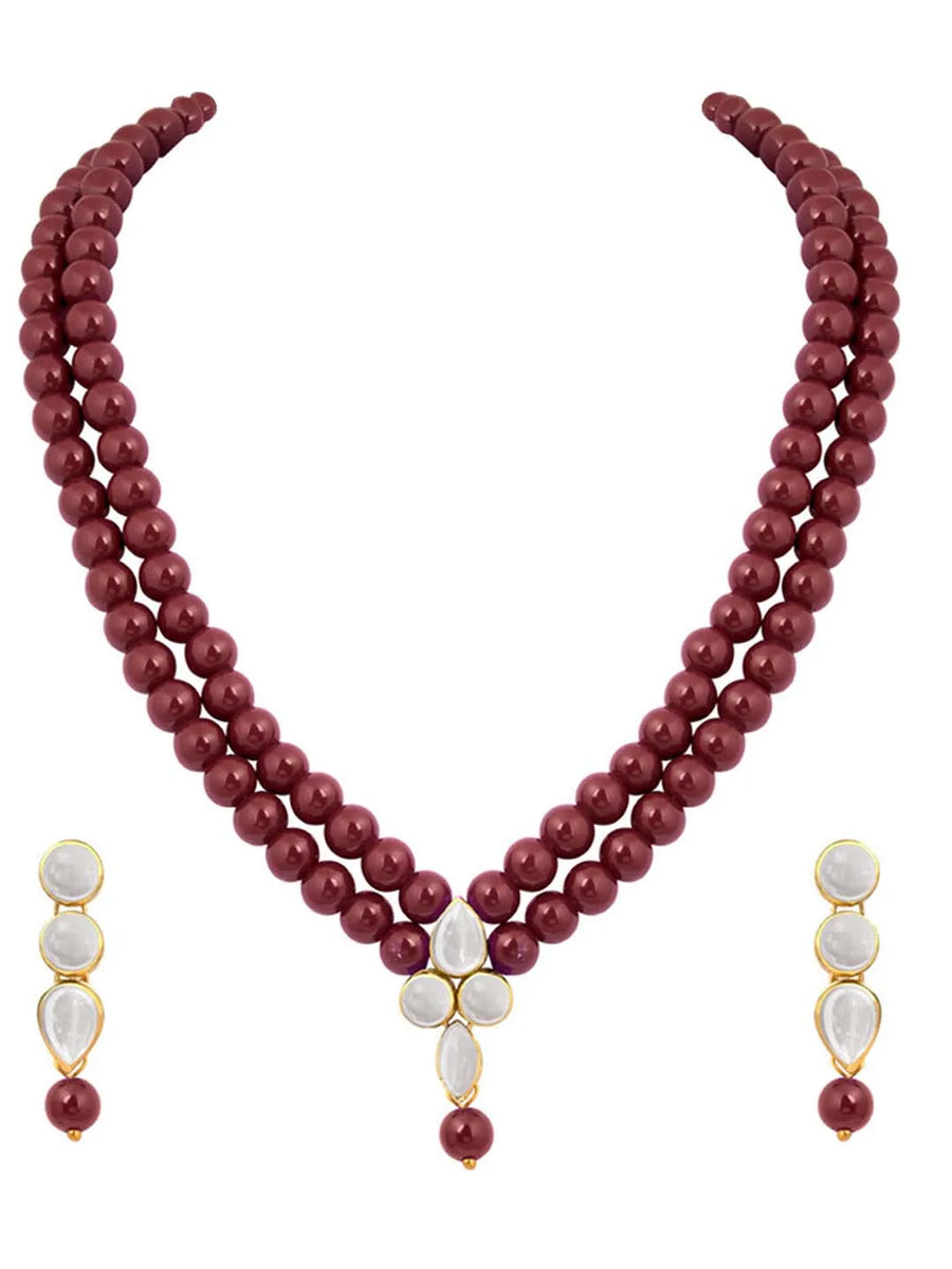 Pearl Necklace Set – Elegant Fashion Jewellery by Peora


