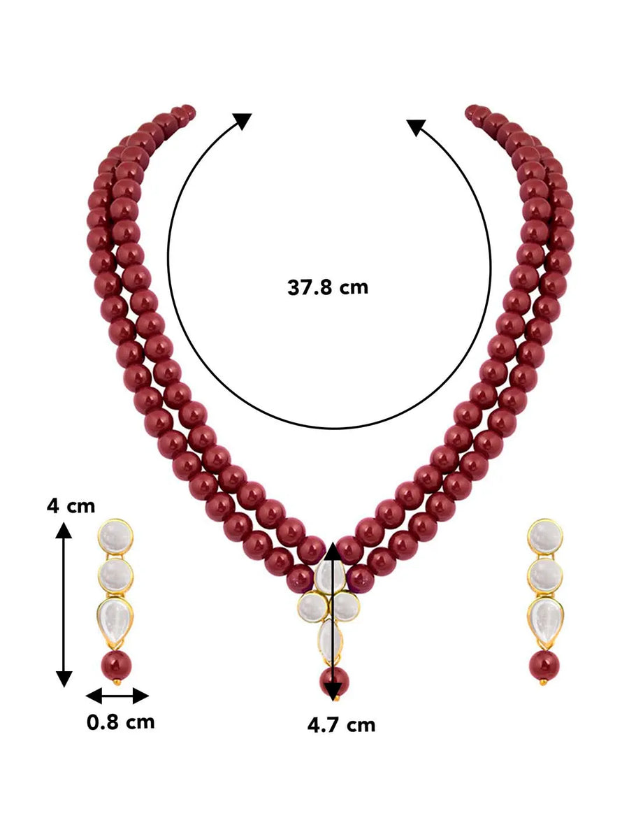 Pearl Necklace Set – Elegant Fashion Jewellery by Peora

