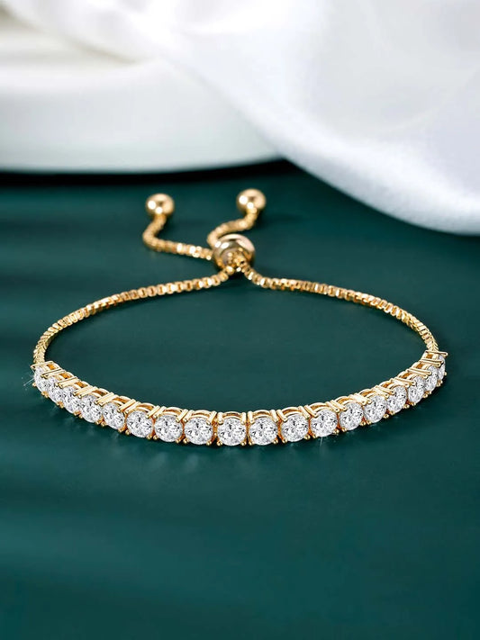 Charm CZ Bracelet – Playful Sparkling Jewellery by Peora
