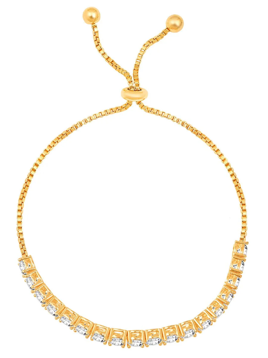 Charm CZ Bracelet – Playful Sparkling Jewellery by Peora
