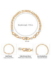 Captivating CZ Bracelet by Peora | Elegant CZ Fashion Jewellery

