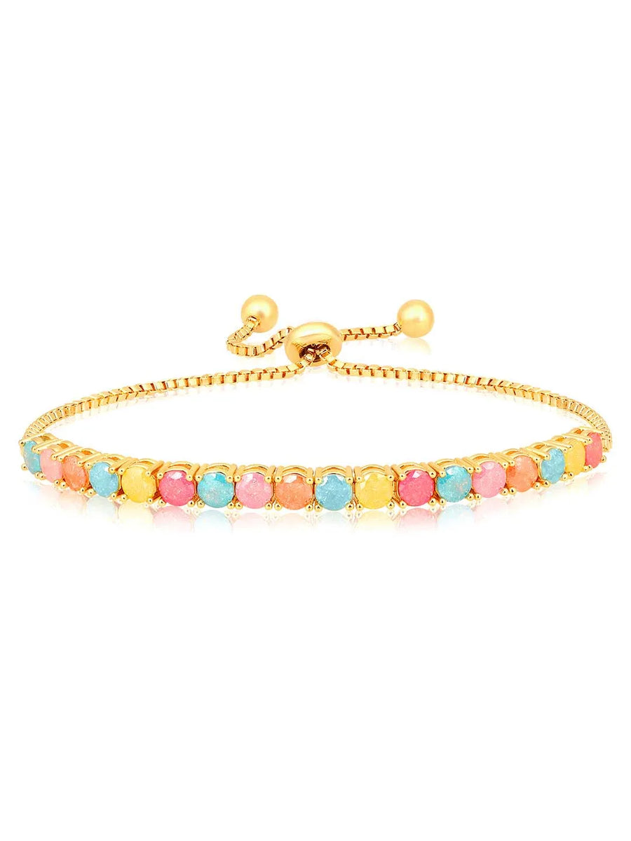Charm CZ Bracelet – Playful Sparkling Jewellery by Peora
