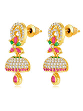 Glamorous Charm Jhumki Earrings by Peora | Elegant Indian Jewellery

