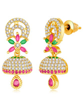 Glamorous Charm Jhumki Earrings by Peora | Elegant Indian Jewellery

