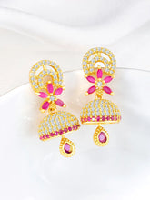 Glamorous Charm Jhumki Earrings by Peora | Elegant Indian Jewellery

