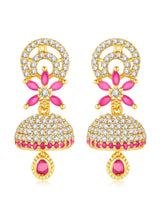 Glamorous Charm Jhumki Earrings by Peora | Elegant Indian Jewellery

