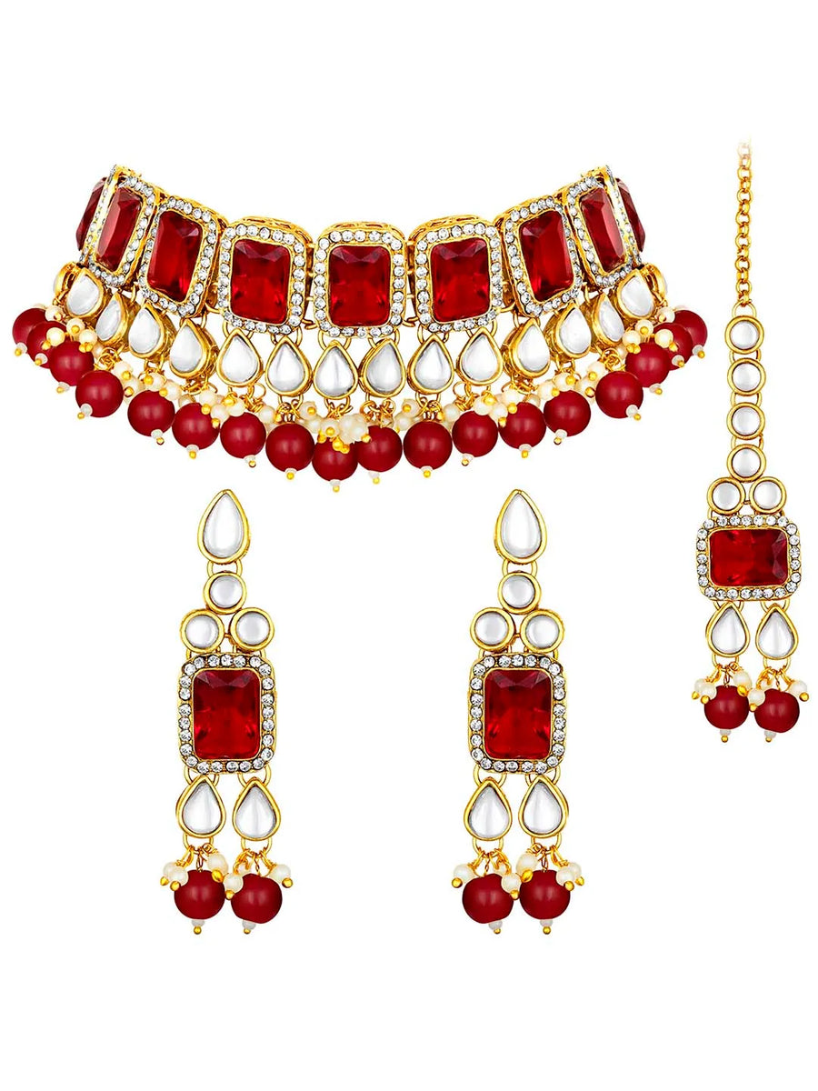 Kundan Choker Set by Peora – Traditional Elegance Redefined