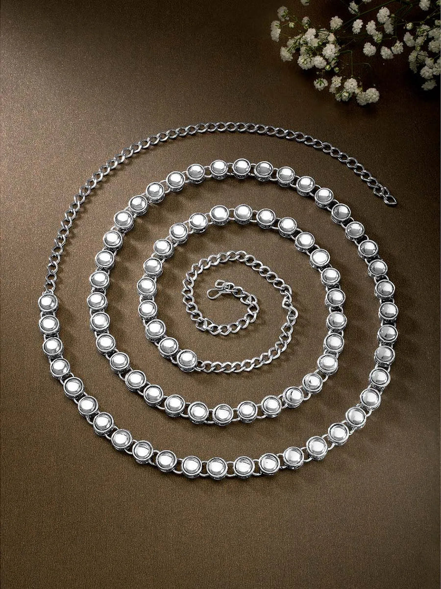 Kundan Studded Waist Belt by Peora | Royal Ethnic Fashion Jewellery

