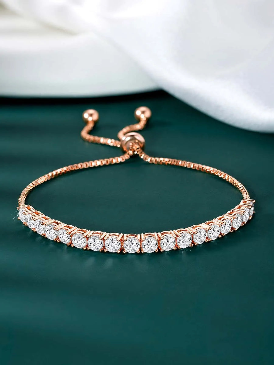 Charm CZ Bracelet – Playful Sparkling Jewellery by Peora

