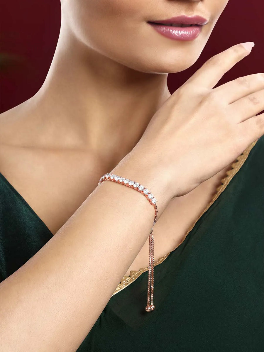 Charm CZ Bracelet – Playful Sparkling Jewellery by Peora
