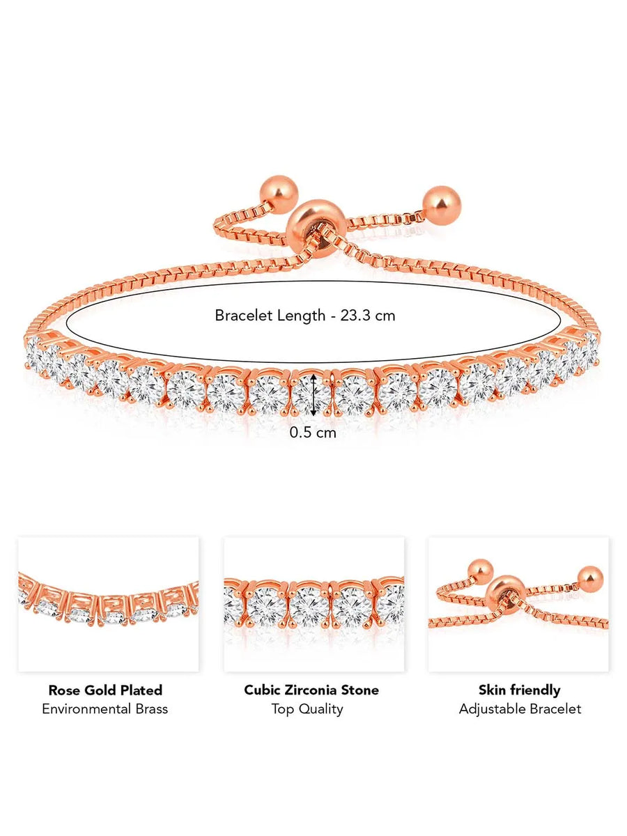 Charm CZ Bracelet – Playful Sparkling Jewellery by Peora
