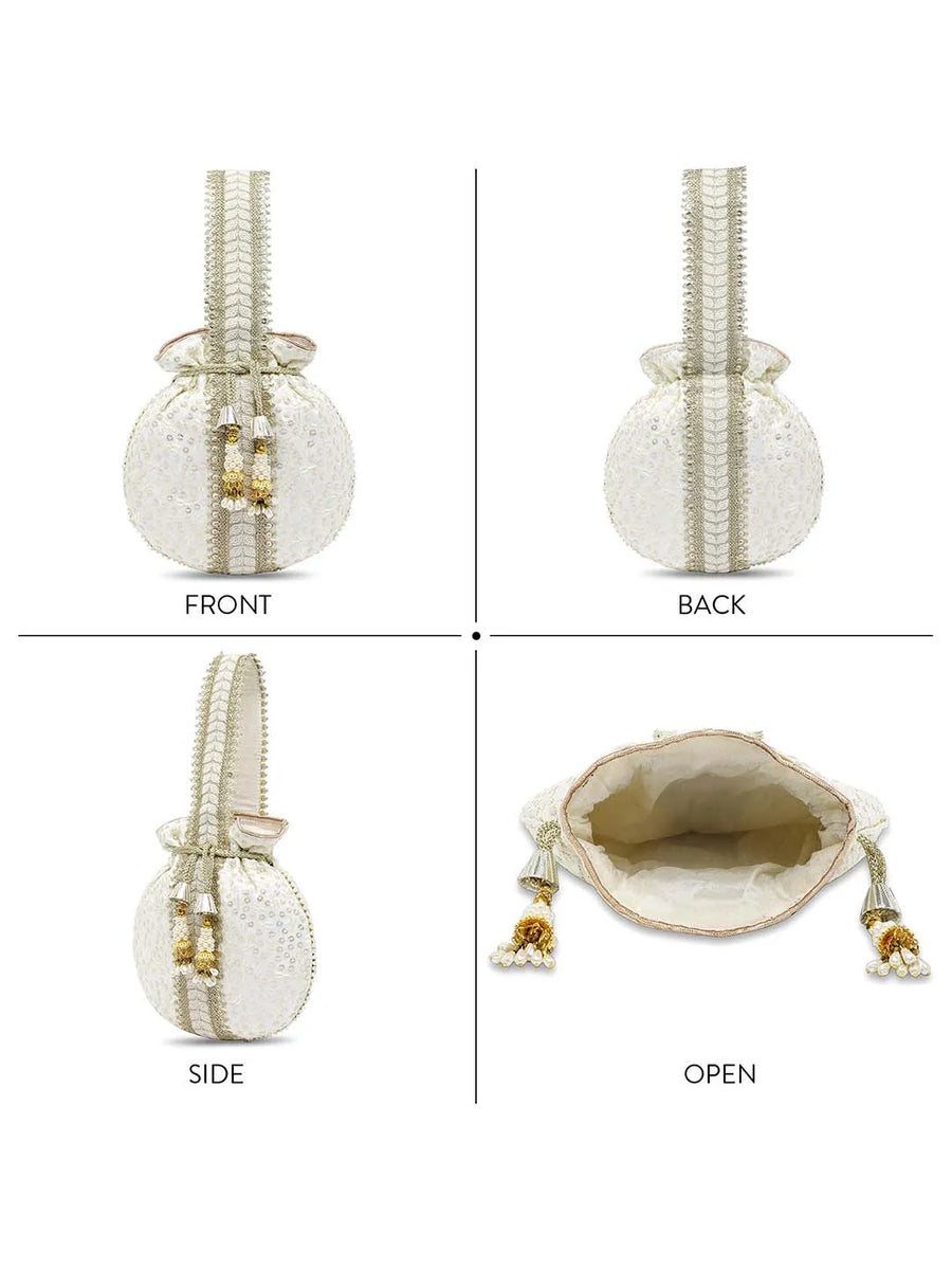 Embroidery Potli Bag – Traditional & Elegant Accessory | Peora