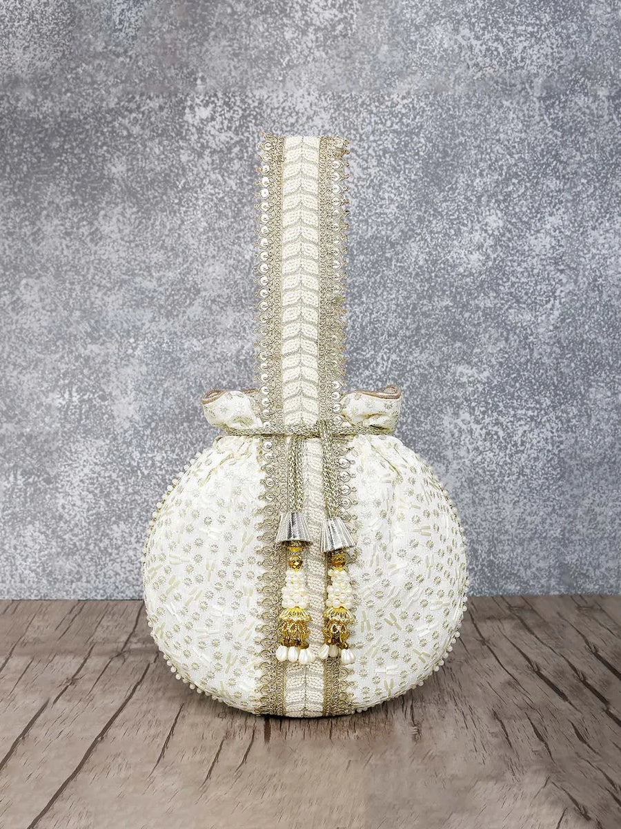 Embroidery Potli Bag – Traditional & Elegant Accessory | Peora
