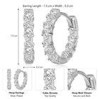 CZ Hoops Earrings by Peora – Trendy Fashion Jewellery