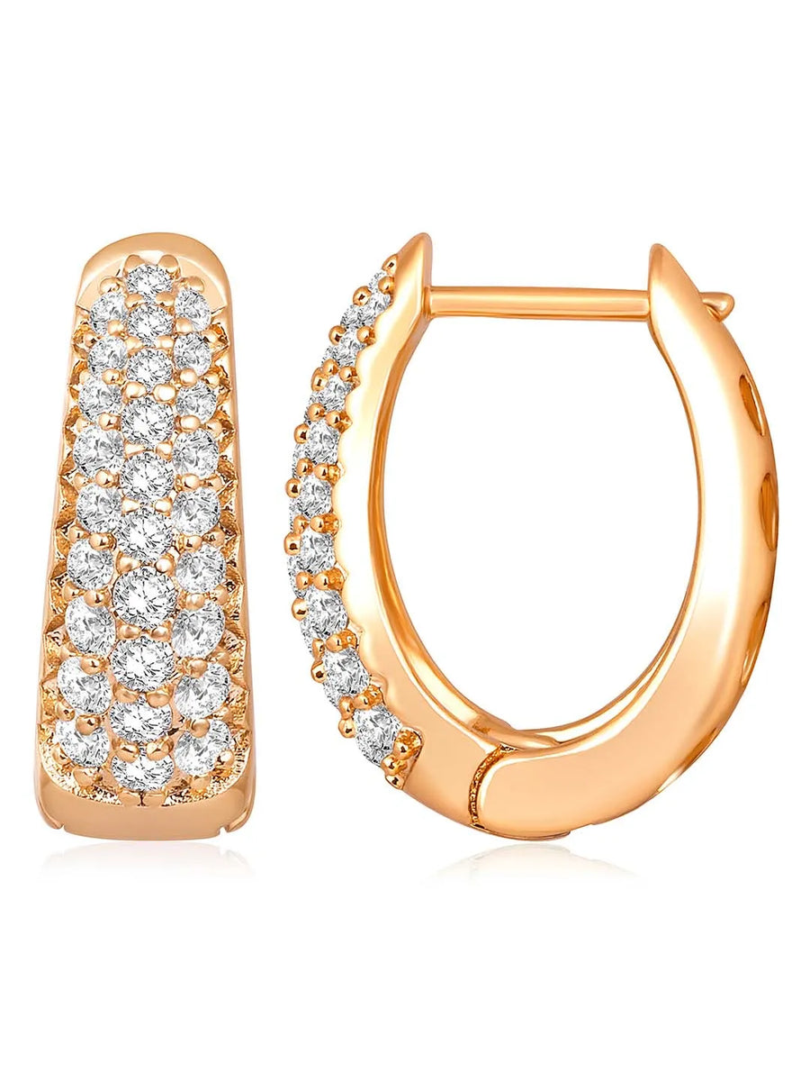 Hoops CZ Earrings by Peora – Trendy Fashion Jewellery


