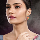 CZ Jhumki Earrings by Peora | Sparkling Stone Jewellery for Every Occasion

