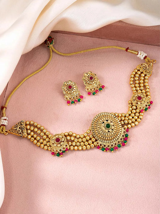 Choker Set – Elegant Bridal & Festive Jewellery Designs | Peora