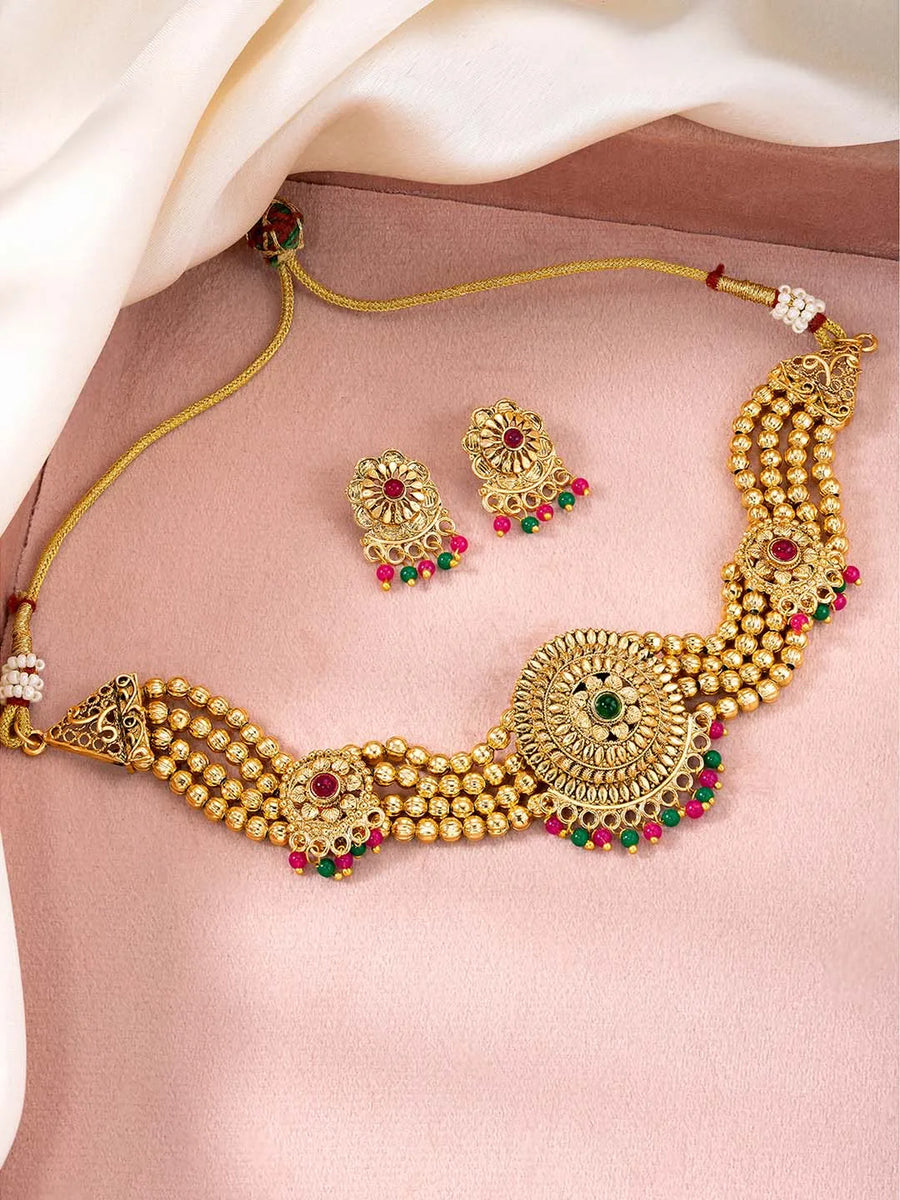 Choker Set – Elegant Bridal & Festive Jewellery Designs | Peora