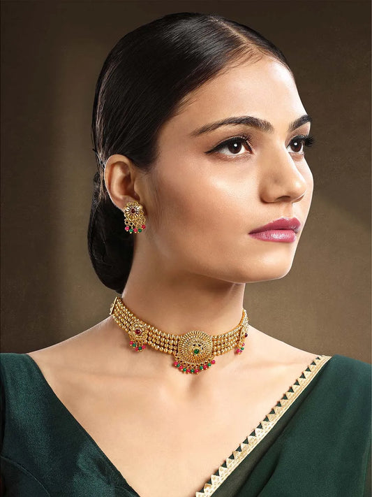 Choker Set – Elegant Bridal & Festive Jewellery Designs | Peora
