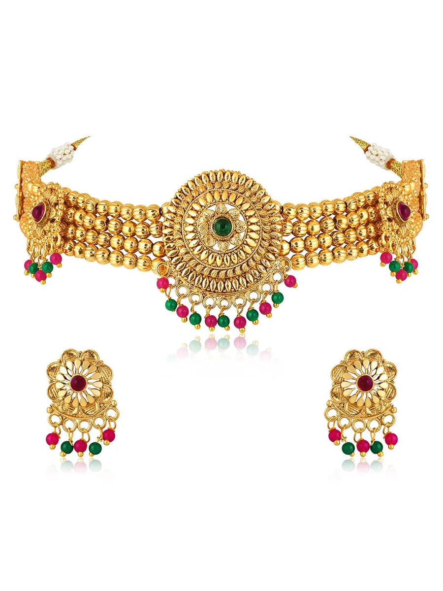 Choker Set – Elegant Bridal & Festive Jewellery Designs | Peora