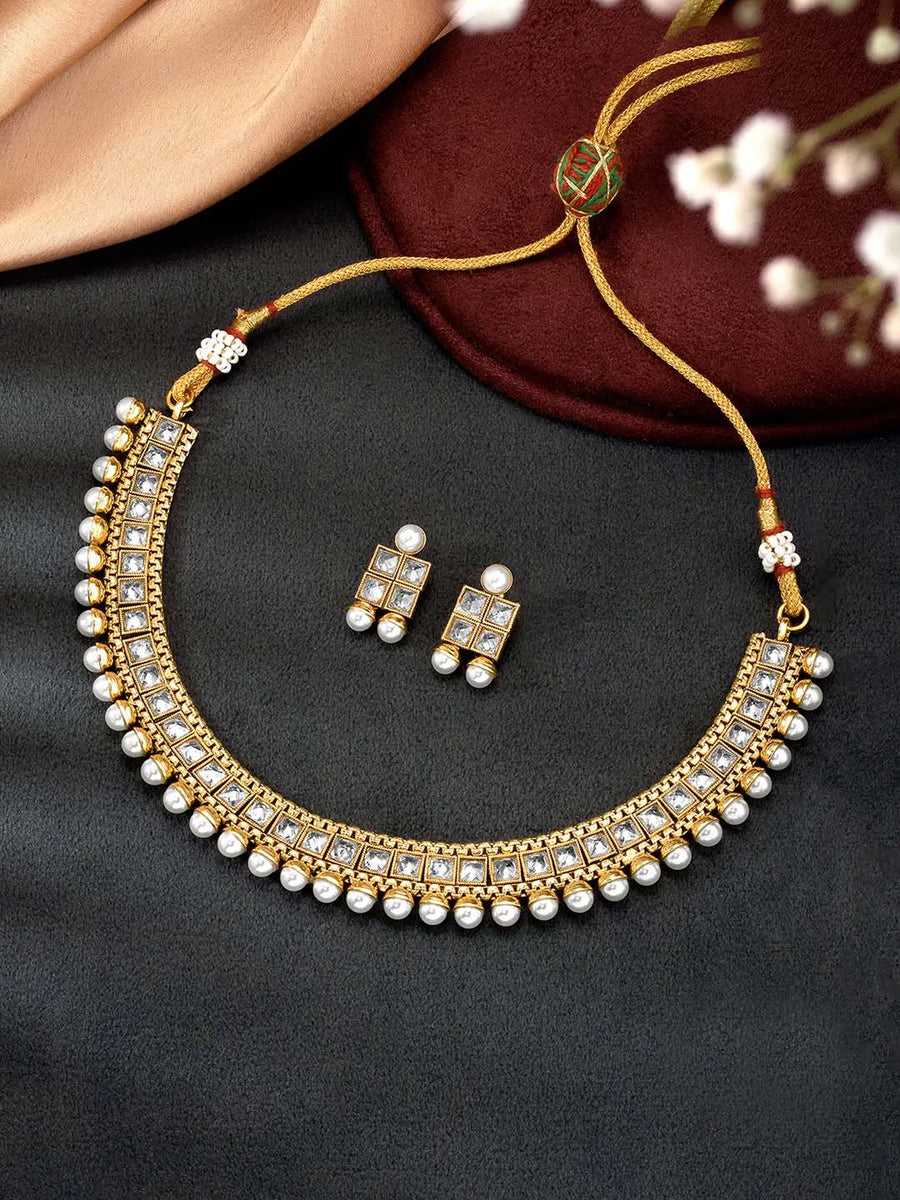 Classic Necklace Set by Peora | Timeless Fashion Jewellery for Women

