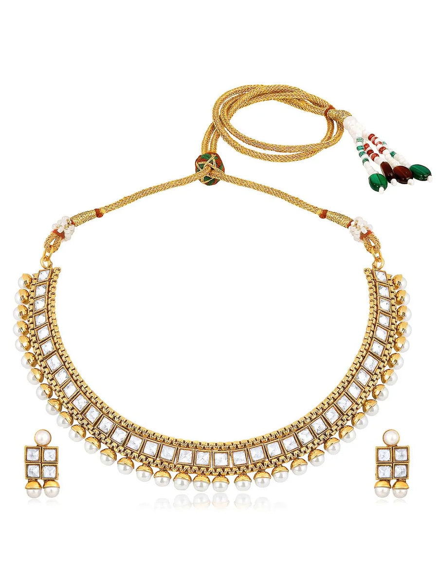 Classic Necklace Set by Peora | Timeless Fashion Jewellery for Women

