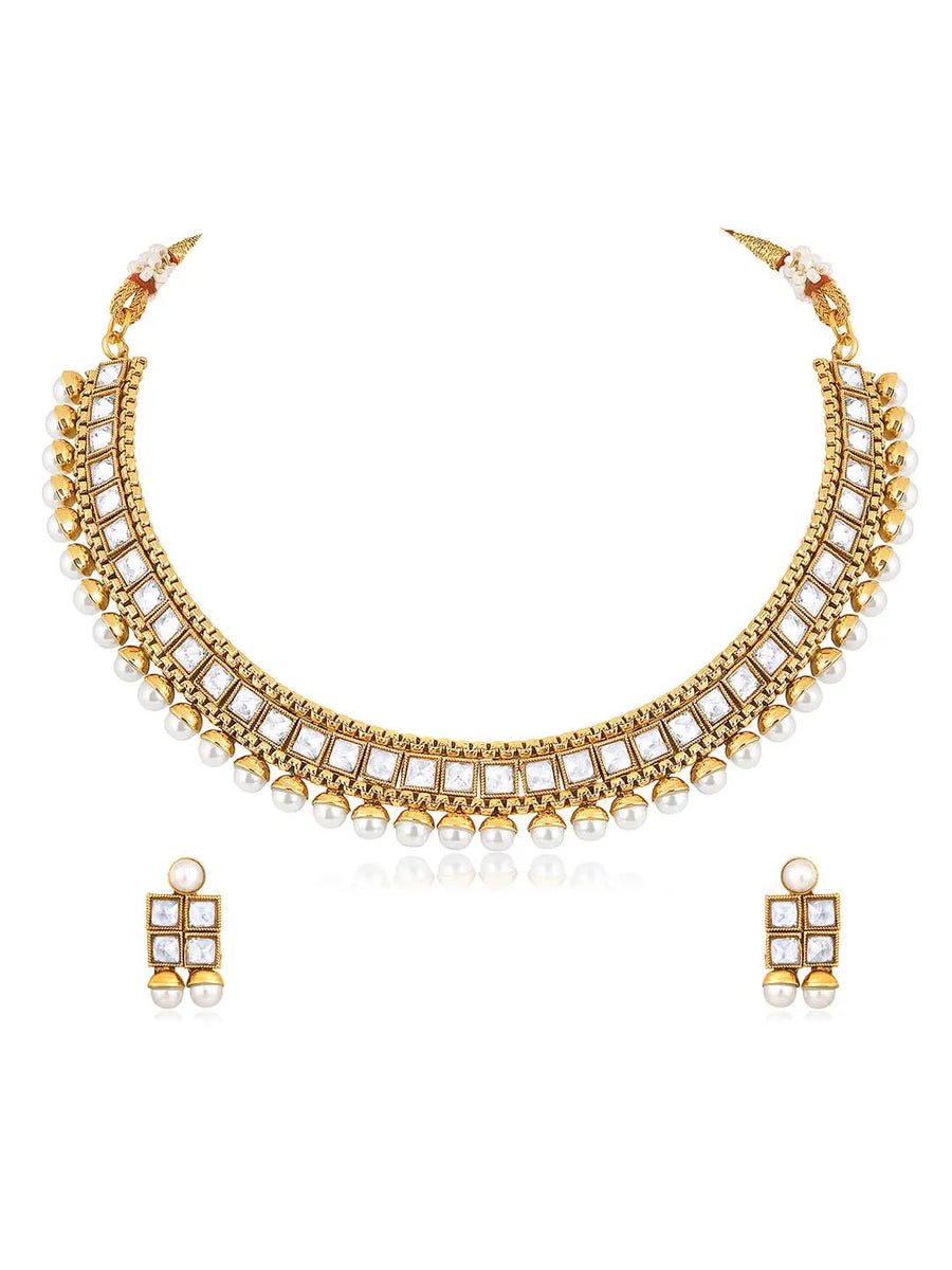Classic Necklace Set by Peora | Timeless Fashion Jewellery for Women

