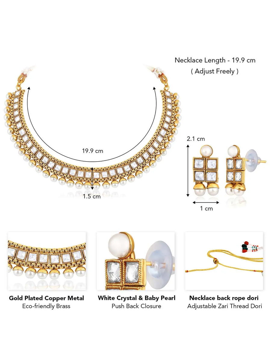 Classic Necklace Set by Peora | Timeless Fashion Jewellery for Women


