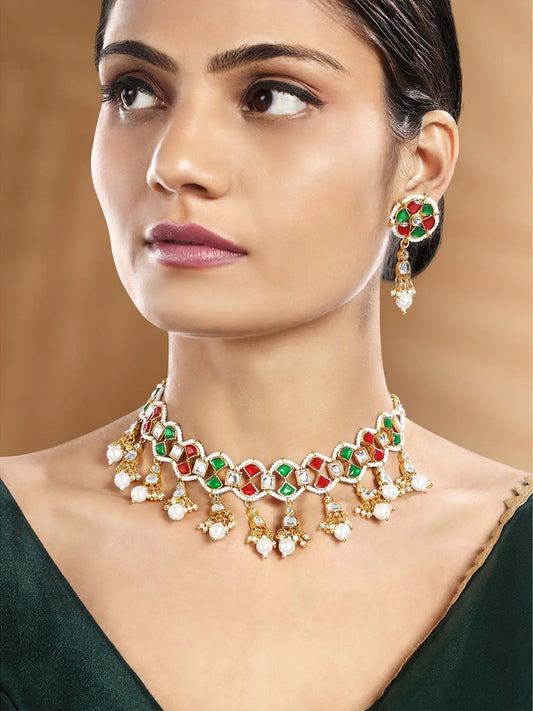 Short Necklace Set by Peora | Elegant Fashion Jewellery for Women

