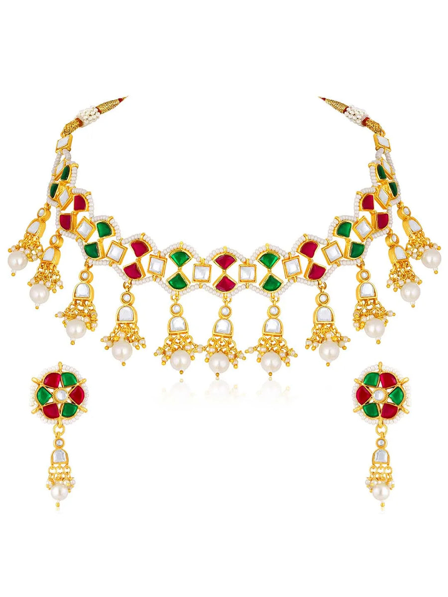 Short Necklace Set by Peora | Elegant Fashion Jewellery for Women


