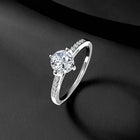 Crystal Beauty Ring by Peora – Elegant & Sparkling Design